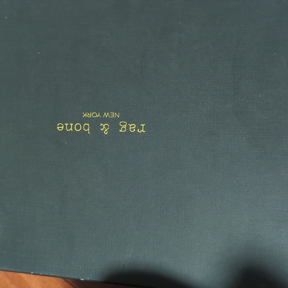 Rag and nd bone red suede willow stub boots 38 8 - Picture 9 of 10